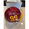 Image 1 : CHASE YOUNG AUTOGRAPHED WASHINGTON FOOTBALL TEAM FULL-SIZE SPEED REP HELMET (COA)