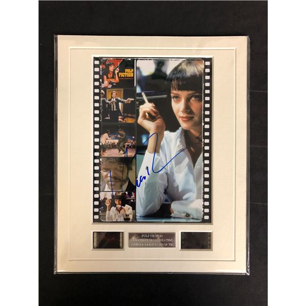 UMA THURMAN AUTOGRAPHED "PULP FICTION" CUSTOM FRAMED PHOTO (REAL AUTHENTIC COA) LE 266/700