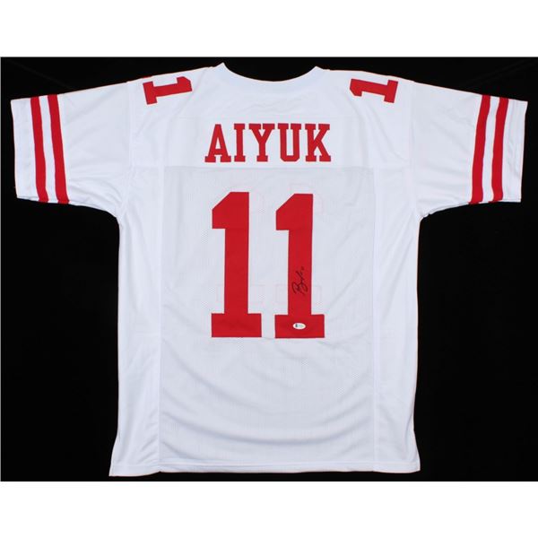 BRANDON AIYUK AUTOGRAPHED 49ERS PRO STYLE JERSEY (BECKETT COA)