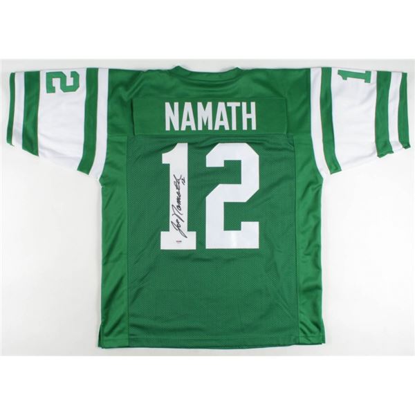 JOE NAMATH AUTOGRAPHED JETS PRO STYLE JERSEY (PSA/DNA COA)