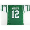 Image 1 : JOE NAMATH AUTOGRAPHED JETS PRO STYLE JERSEY (PSA/DNA COA)