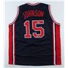 Image 1 : MAGIC JOHNSON AUTOGRAPHED TEAM USA PRO STYLE JERSEY (PSA/DNA COA)