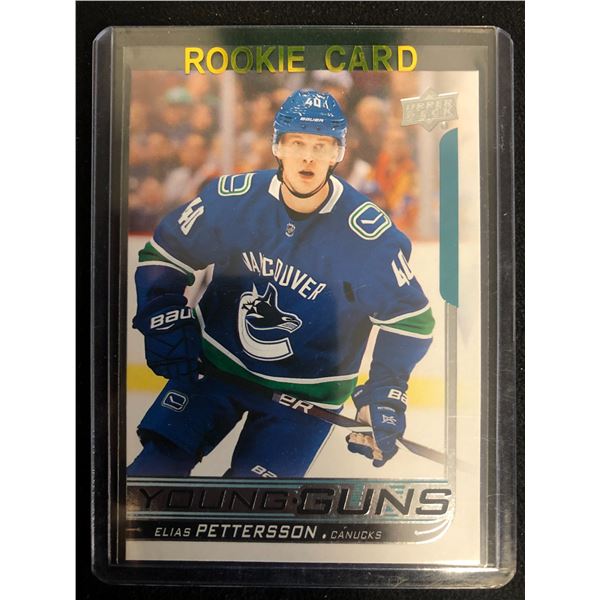 2018-19 UPPER DECK SERIES 1 #248 ELIAS PETTERSSON YOUNG GUNS