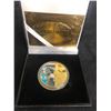 Image 1 : DIEGO MARADONA GOLD PLATED COIN w/ CERTIFICATE
