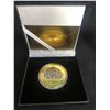 Image 1 : MICHAEL JORDAN GOLD PLATED COIN w/ CERTIFICATE