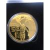 Image 2 : MICHAEL JORDAN GOLD PLATED COIN w/ CERTIFICATE
