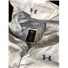 Image 2 : MEN'S UNDER ARMOUR WHITE WINDBREAKER JACKET (SIZE LGE)