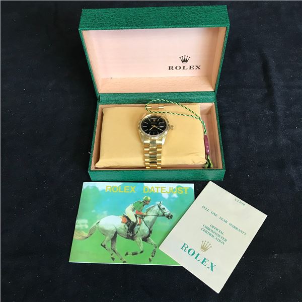 REPLICA ROLEX DATEJUST WRIST WATCH w/ CASE