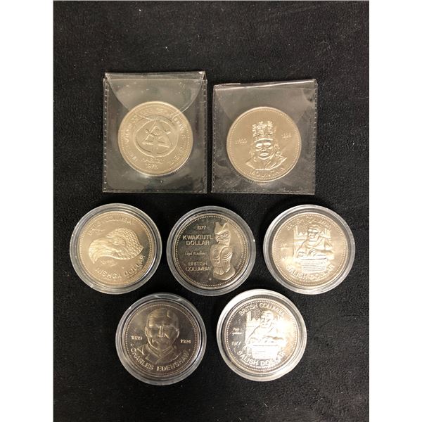 ASSORTED COINS LOT (BC SALISH DOLLAR...)
