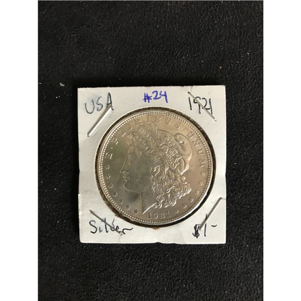 1921 USA MORGAN SILVER DOLLAR