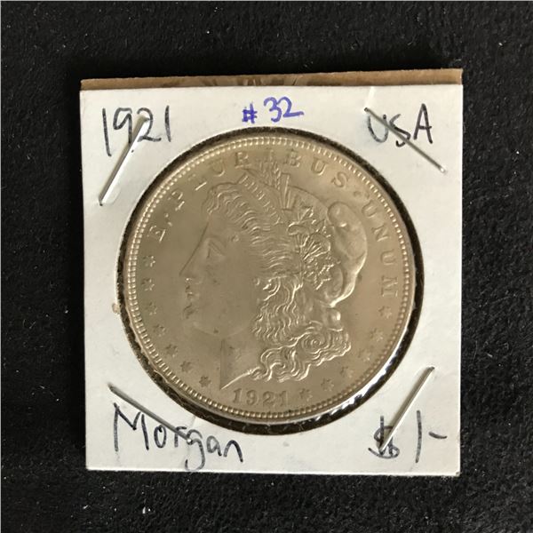 1921 USA MORGAN SILVER DOLLAR
