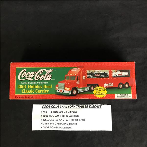 COCA-COLA  TRACTOR/TRAILER DIECAST