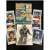 Image 1 : VINTAGE HOCKEY WORLD w/ CARDS & AUTOGRAPHED PHOTO