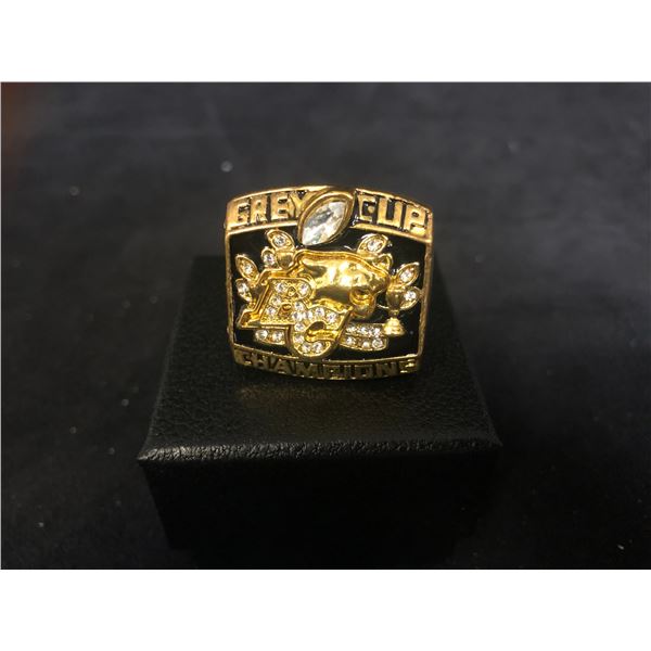 REPLICA 2006 BC LIONS GREY CUP CHAMPIONS RING (JOSH BODEN)