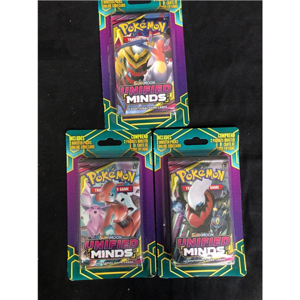 POKEMON TRADING CARD GAME BOOSTER PACKS LOT (SUN & MOON UNIFIED MINDS)