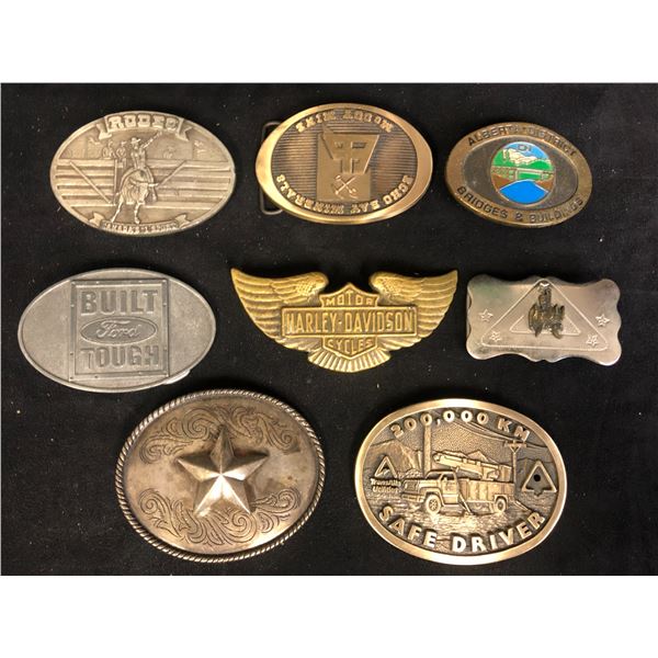 COLLECTIBLE BELT BUCKLES LOT