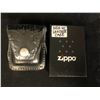Image 1 : NEW ZIPPO LIGHTER w/ LEATHER CASE