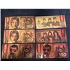 Image 1 : THE BEATLES/ QUEEN NOVELTY BANK NOTES