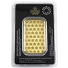 Image 2 : 1oz Royal Canadian Mint .9999 Fine Gold Bar in Hard Plastic Certificate Holder. (TAX Exempt)
