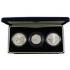 Image 1 : 1994 Royal Mint 50th Anniversary of the Allied Invasion of Europe 3-Coin Silver Proof Collection. Se