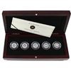 Image 1 : 2012 Canada 1-cent Farewell to the Penny 5-coin Fine Silver Set. (TAX Exempt)