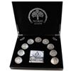 Image 1 : 2015-2016 Cook Islands $10 Norse Gods 9-coin 2oz .999 Fine Silver Set in Antiqued Finish. You will r