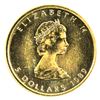 Image 2 : 1989 Canada 1/10oz .9999 Fine Gold Maple Leaf. TAX Exempt