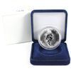 Image 2 : 1994 Canada 1oz .9999 Fine Silver Maple Leaf Encapsulated in Blue Display Box (Capsule lightly scrat