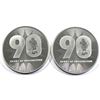 Image 1 : 2018 Niue $2 Mickey Mouse 90 Years of Imagination 1oz .999 Fine Silver Coins. 2pcs (TAX Exempt)