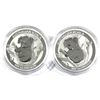 Image 1 : 2021 Australia 1oz .9999 Fine Silver Koalas in Capsules. 2pcs (TAX Exempt)
