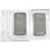 Image 1 : 2020 Great Britain James Bond 007 - No Time to Die 1oz .9999 Fine Silver Bars in Sealed Mint Plastic