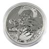 Image 1 : 2021 Tokelau $2 The Great Old One - Cthulhu 1oz .999 Fine Silver Coin in Capsule. (TAX Exempt)