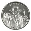 Image 1 : Vintage Horror - Dracula High Relief 2oz .999 Silver Coin by Intaglio Mint. (TAX Exempt)