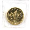 Image 1 : 1983 Canada 1/10oz .9999 Fine Gold Maple Leaf in Sealed Mint Plastic (Spots). TAX Exempt
