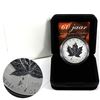 Image 1 : 2005 Canada Privy Mark Tulip 1oz Fine Silver Maple Leaf. (TAX Exempt) *SCARCE*