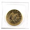 Image 1 : 1987 Canada 1/10oz .9999 Fine Gold Maple in Sealed Mint Plastic (Toning spots). TAX Exempt