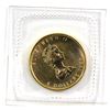 Image 2 : 1987 Canada 1/10oz .9999 Fine Gold Maple in Sealed Mint Plastic (Toning spots). TAX Exempt