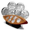 Image 1 : *2015 $10 Canoe Across Canada 6-coin Fine Silver Set Inside Canoe Shaped Box. TAX Exempt