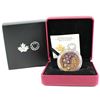 Image 1 : 2018 Canada $20 Queen Elizabeth II's Maple Leaves Brooch Fine Silver Coin with Pearl Insert. Coin fe
