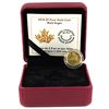 Image 1 : 2014 Canada $5 Bald Eagle Fine Gold Coin Encapsulated in Red RCM Display Box with COA. (TAX Exempt)