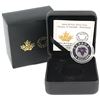 Image 1 : 2014 $5 Flowers in Canada - Poinsettia Fine Silver & Niobium Coin. (TAX Exempt)