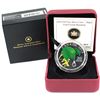 Image 1 : 2010 Canada $20 Maple Leaf Crystal Raindrop Fine Silver Coin.