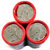 Image 1 : 2009 Canada 25-cent Olympic Commemorative Special Wrap Original Rolls of 40pcs - Speed Skating, Cros