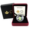 Image 1 : 2017 Canada $20 Snow Covered Trees with Murano Glass Fine Silver Coin.