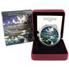 Image 1 : 2017 Canada $30 Animals in the Moonlight - Cougar Fine Silver Coin (Capsule lightly scuffed on back,