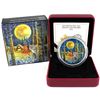 Image 1 : 2017 Canada $30 Animals in the Moonlight - Lynx Fine Silver Coin. (TAX Exempt)