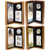 Image 1 : 2005-2006 Canada $5 Coin and Stamp Sets - 2005 Walrus and Calf, 2005 White-tailed Deer and Fawn, 200