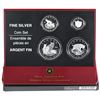 Image 1 : 2005 Canada The Lynx Fractional Fine Silver 4-coin Set. (TAX Exempt)