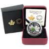 Image 1 : 2014 Canada $20 Majestic Maple Leaves with Jade Fine Silver Coin.