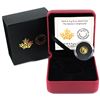 Image 1 : 2014 Canada 25-cent Chipmunk 0.5 Fine Gold Coin. TAX Exempt